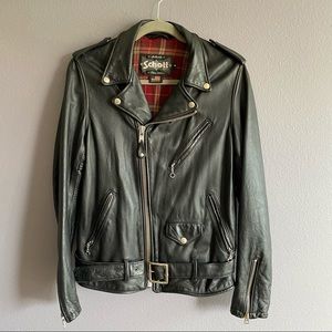 Men’s Vintage Schott Leather Jacket - MADE IN USA!